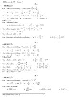 Ngân hàng toán 7 đại số