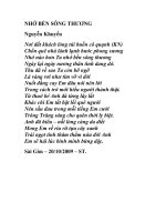 Nhớ bến sông thương