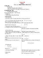 Giao an Toán HKII - Lop 4 - Yen