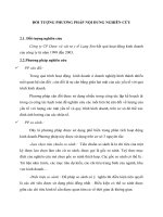 ĐỐI TƯỢNG PHƯƠNG PHÁP NỘI DUNG NGHIÊN CỨU