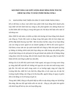 GIẢI PHÁP NÂNG CAO CHẤT LƯỢNG HOẠT ĐỘNG PHÂN TÍCH TÀI CHÍNH TẠI CÔNG TY DƯỢC PHẨM TRUNG ƯƠNG I