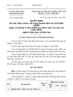 Quyết định 873/QĐ bổ sung QĐ 1072/QĐ