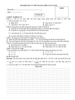 Đề+ĐA kiểm tra 15'''' lí 12