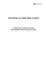 Datasheet - FO - Cable - Non-Armor - MM - Technical Spec PE Jacket