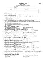 Đề KT (1iết) Tin 8 - Đề 3