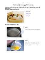 Trứng luộc không phải bóc vỏ