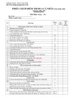 phieu thi dua cua nhan vien