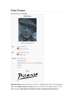 Danh họa Picasso