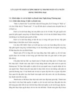 LÝ LUẬN VỀ CHẤT LƯỢNG DỊCH VỤ THANH TOÁN CỦA NGÂN HÀNG THƯƠNG MẠI