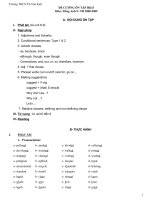 Đề cương ôn tập Anh 9 HK II(mới )