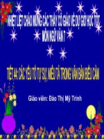 Các yếu tố tự sự, miêu tả trong văn biểu cảm