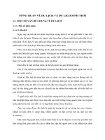 TỔNG QUAN VỀ DU LỊCH VÀ DU LỊCH SINH THÁI