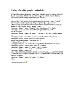 Hướng dẫn chèn google và website