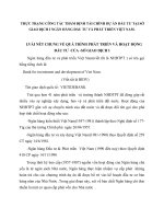 THỰC TRẠNG CÔNG TÁC THẨM ĐỊNH TÀI CHÍNH DỰ ÁN ĐẦU TƯ TẠI SỞ GIAO DỊCH I NGÂN HÀNG ĐẦU TƯ VÀ PHÁT TRIỂN VIỆT NAM