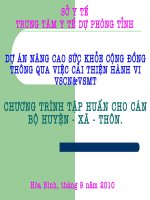 MAI TRUONG THCS YEN MONG - THANH PHO HOA BINH - TINH HOA BINH