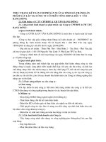 THỰC TRẠNG KẾ TOÁN CHI PHÍ SẢN XUẤT & TÍNH GIÁ THÀNH SẢN PHẨM XÂY LẮP TẠI CÔNG TY CỔ PHẦN TỔNG HỢP & ĐẦU TƯ  TÂN RẠNG ĐÔNG