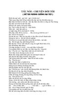 Tấu nói: Chuyện đời tôi