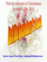 English 8 Unit6 Read (tai lieu moi)