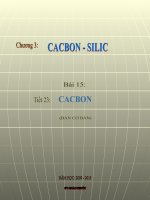 Bai 15; Cacbon