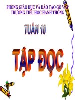 tập đọc bưu thiếp