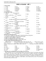 ôn tập HK 1 Unit 1 - unit 7