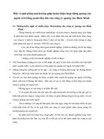 Một và giải pháp marketing giúp hoàn thiện hoạt động quảng cáo ngoài trời bằng panô tấm lớn của công ty quảng cáo Bình Minh