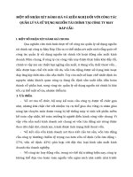 MỘT SỐ NHẬN XÉT ĐÁNH GIÁ VÀ KIẾN NGHỊ ĐỐI VỚI CÔNG TÁC QUẢN LÝ VÀ SỬ DỤNG NGUỒN TÀI CHÍNH TẠI CÔNG TY MAY ĐÁP CẦU