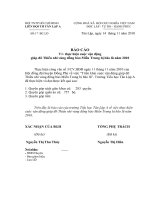 báo cáo lũ lut mien trung