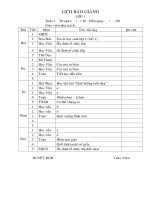 báo giảng khối 1