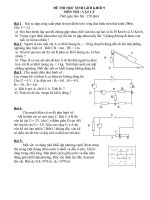 ĐỀ THI HSG VẬT LÝ 9