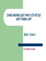 Chia một só thập phân cho 10,100,1000,...