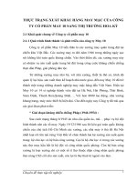 THỰC TRẠNG XUẤT KHẨU HÀNG MAY MẶC CỦA CÔNG TY CỔ PHẦN MAY 10 SANG THỊ TRƯỜNG HOA KỲ