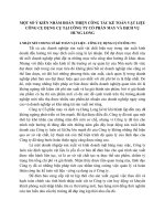 MỘT SỐ Ý KIẾN NHẰM HOÀN THIỆN CÔNG TÁC KẾ TOÁN VẬT LIỆU  CÔNG CỤ DỤNG CỤ TẠI CÔNG TY CỔ PHẦN MAY VÀ DỊCH VỤ HƯNG LONG