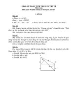 Đề thi HSG toán 5 + đáp án