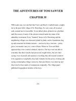 LUYỆN ĐỌC TIẾNG ANH QUA TÁC PHẨM VĂN HỌC-THE ADVENTURES OF TOM SAWYER CHAPTER 35