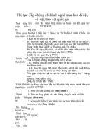 Thủ tục Cấp chứng chỉ hành nghề mua bán di vật