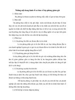 Những nội dung kinh tế cơ bản về dự phòng giảm giá