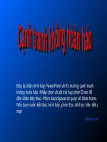 Thị trường cạnh tranh không hoàn hảo.