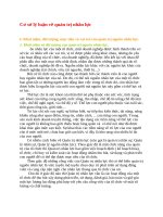 Cơ sở lý luận về quản trị nhân lực