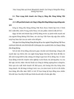 thực trạng hiệu quả hoạt động kinh doanh của Công ty Xăng dầu Hàng không Việt Nam