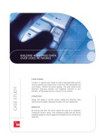 BUILDING HIGH-SPEED DATA OVER VOICE NETWORKS