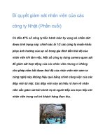 Bí quyết giám sát nhân viên của các công ty Nhật (Phần cuối)