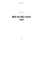 Một hệ diều hành mới