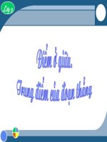 Điểm ở giữa - Trung điểm của đoạn thẳng