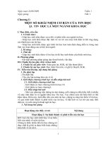 Giáo án tin 10 đầy đủ