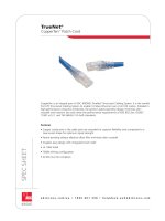 ADC KRONE - Datasheet - Cat 6A - Patch Cord 2