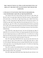 THỰC TRẠNG SỬ DỤNG CÁC CÔNG CỤ ĐÃI NGỘ NHẰM NÂNG CAO ĐỘNG LỰC CHO NHÂN VIÊN TẠI NGÂN HÀNG TMCP NHÀ HÀ NỘI HABUBANK