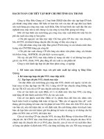 HẠCH TOÁN CHI TIẾT TẬP HỢP CHI PHÍ TÍNH GIÁ THÀNH