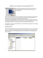 Chuẩn bị Active Directory cho Exchange 2007 (P.2)