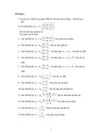 Bài tập đại cương Toán